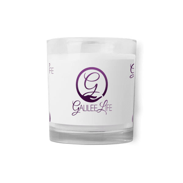GL Logo Glass Jar Unscented Candle - Image 4