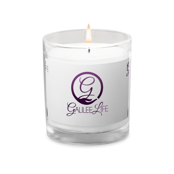 GL Logo Glass Jar Unscented Candle - Image 5