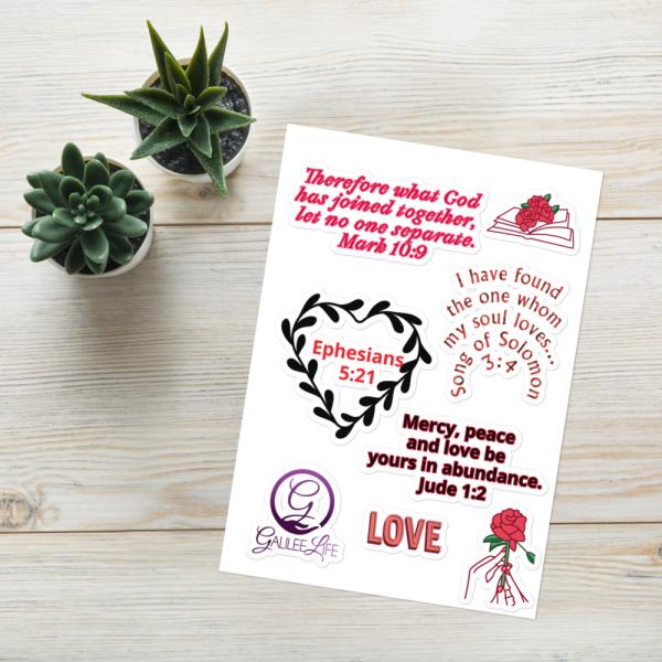 Christian Celebrate Love Sticker Pack - Image 5