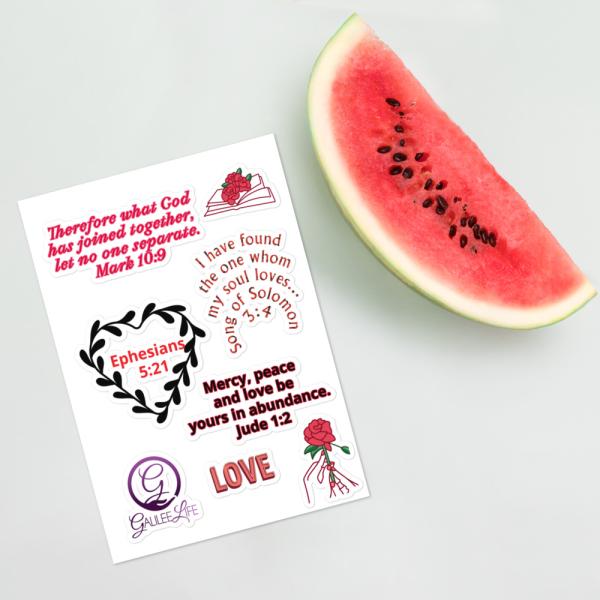 Christian Celebrate Love Sticker Pack - Image 6