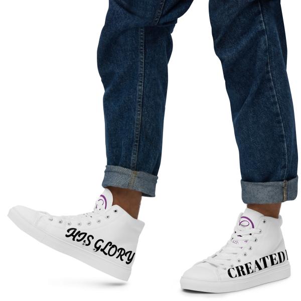 Created For His Glory Men’s High Top Canvas Shoes - Image 6