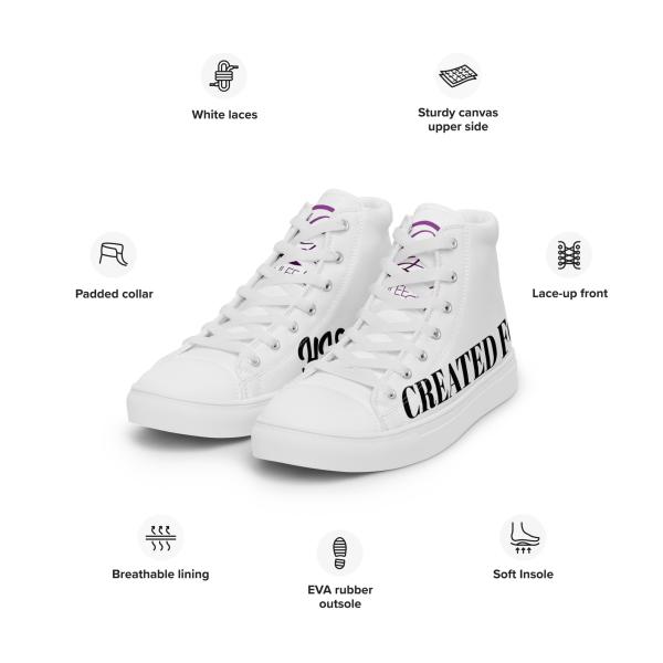 Created For His Glory Men’s High Top Canvas Shoes - Image 5