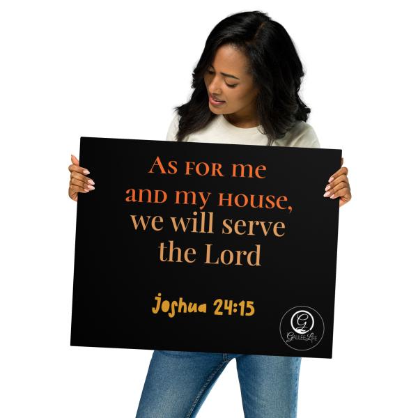 As For Me And My House Metal Prints