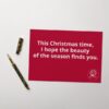 The Beauty Of The Season Christmas Card