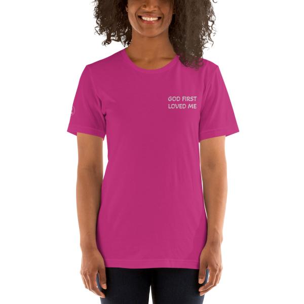 GOD FIRST LOVED ME Unisex T-shirt - Image 15
