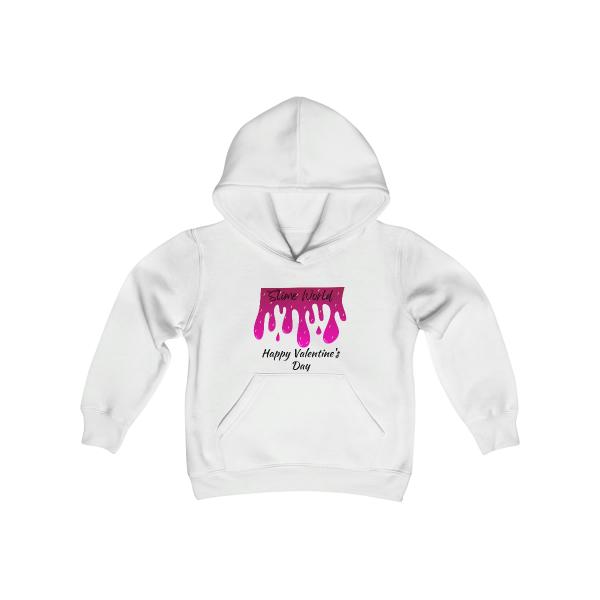Valentine's Day Slime World Hooded Sweatshirt - Image 2
