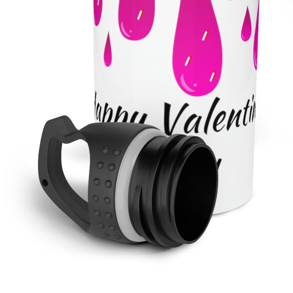Valentine’s Day Slime World Stainless Steel Water Bottle - Image 9