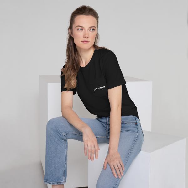 Revivalist Unisex Pocket T-Shirt - Image 5