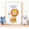 Bible Verse Wall Art - Christian Nursery Decor - Isaiah 41:10