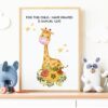 Bible Verse Wall Art - Christian Nursery Decor - 1 Samuel 1:27