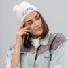Smile Jesus Loves You Embroidered Beanie