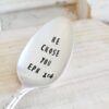 Vintage Silver Plated Teaspoon,He Chose You,faith based,christian quote,coffee gift, tea gift