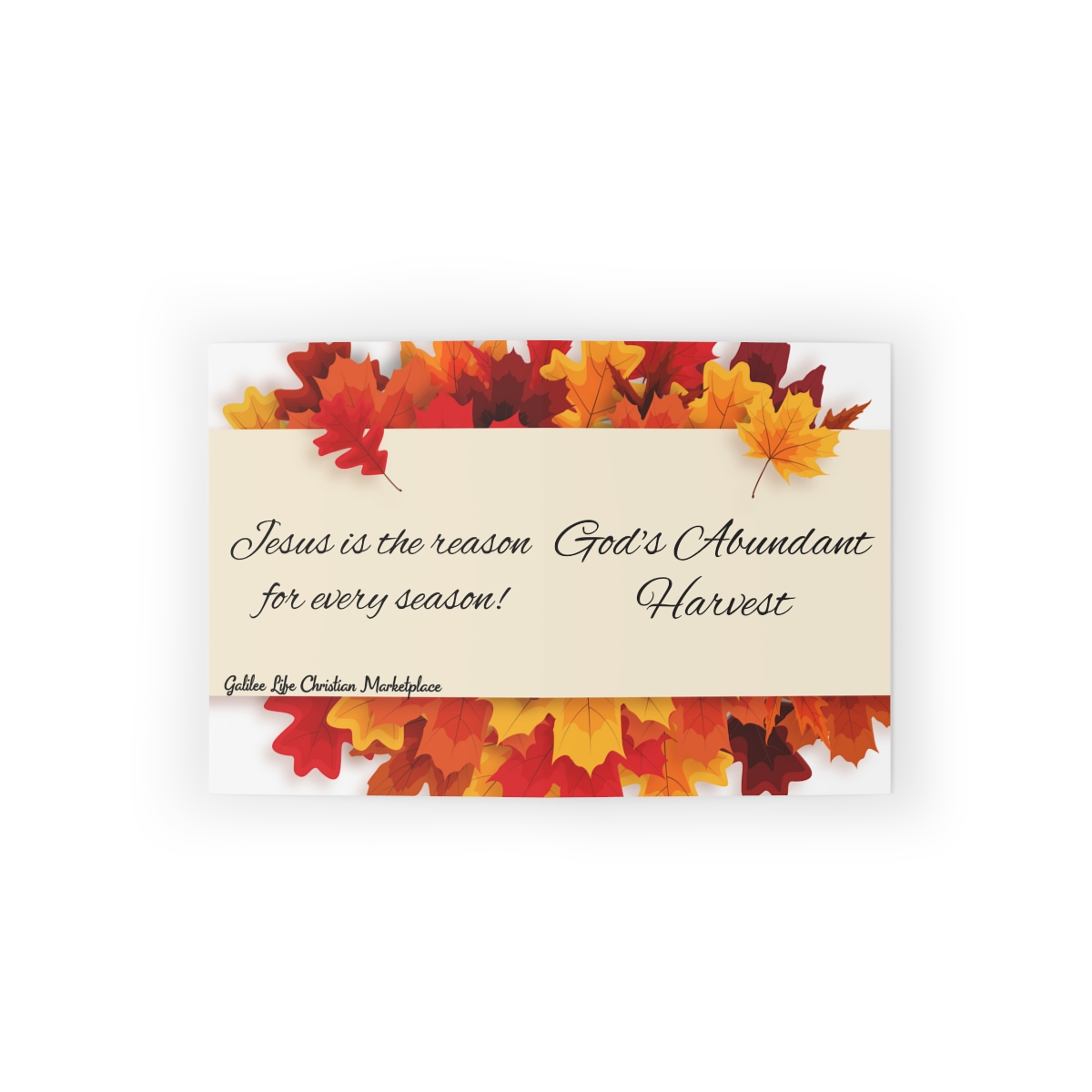 Autumn's Blessings Christian Greeting Card - Image 24