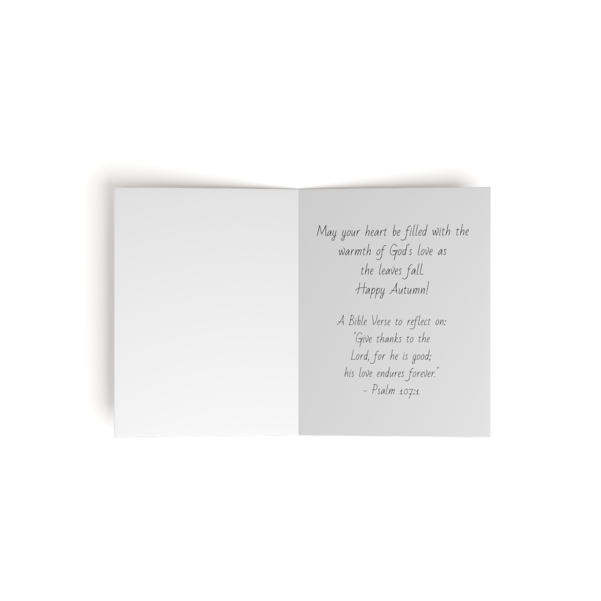 Autumn's Blessings Christian Greeting Card - Image 25
