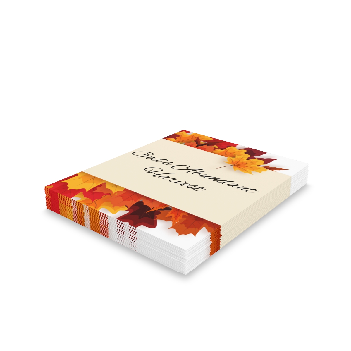 Autumn's Blessings Christian Greeting Card - Image 2