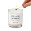 Harvest of Blessings Christian Soy Wax Candle