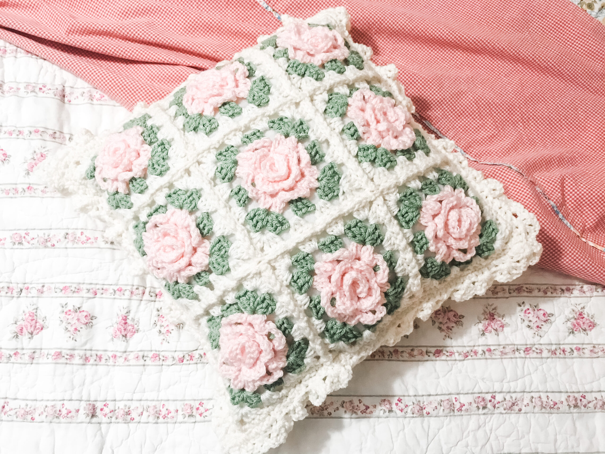 Cottage Rose Pillow