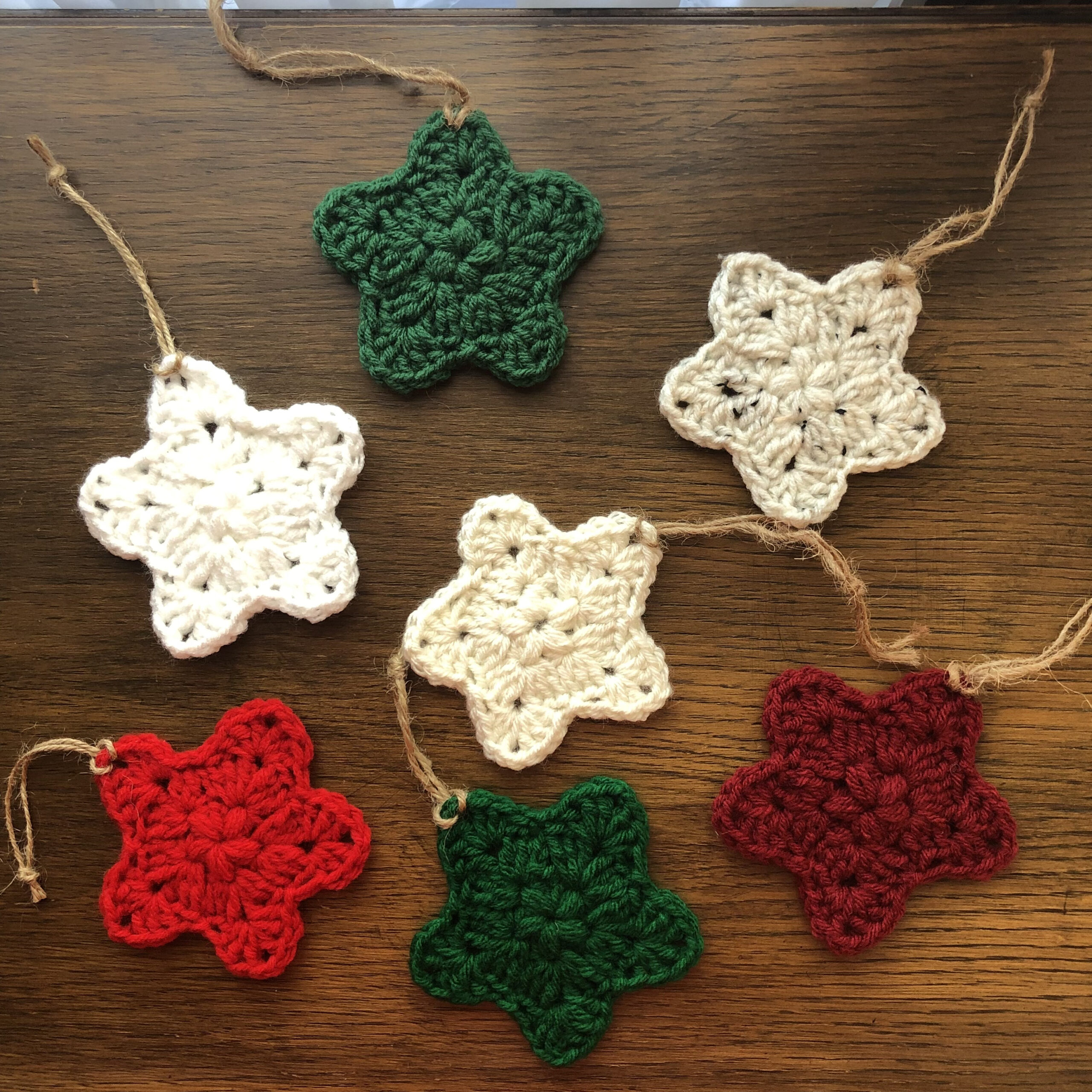 Farmhouse Star Ornaments