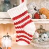 Cozy Cottage Christmas Stocking - Striped
