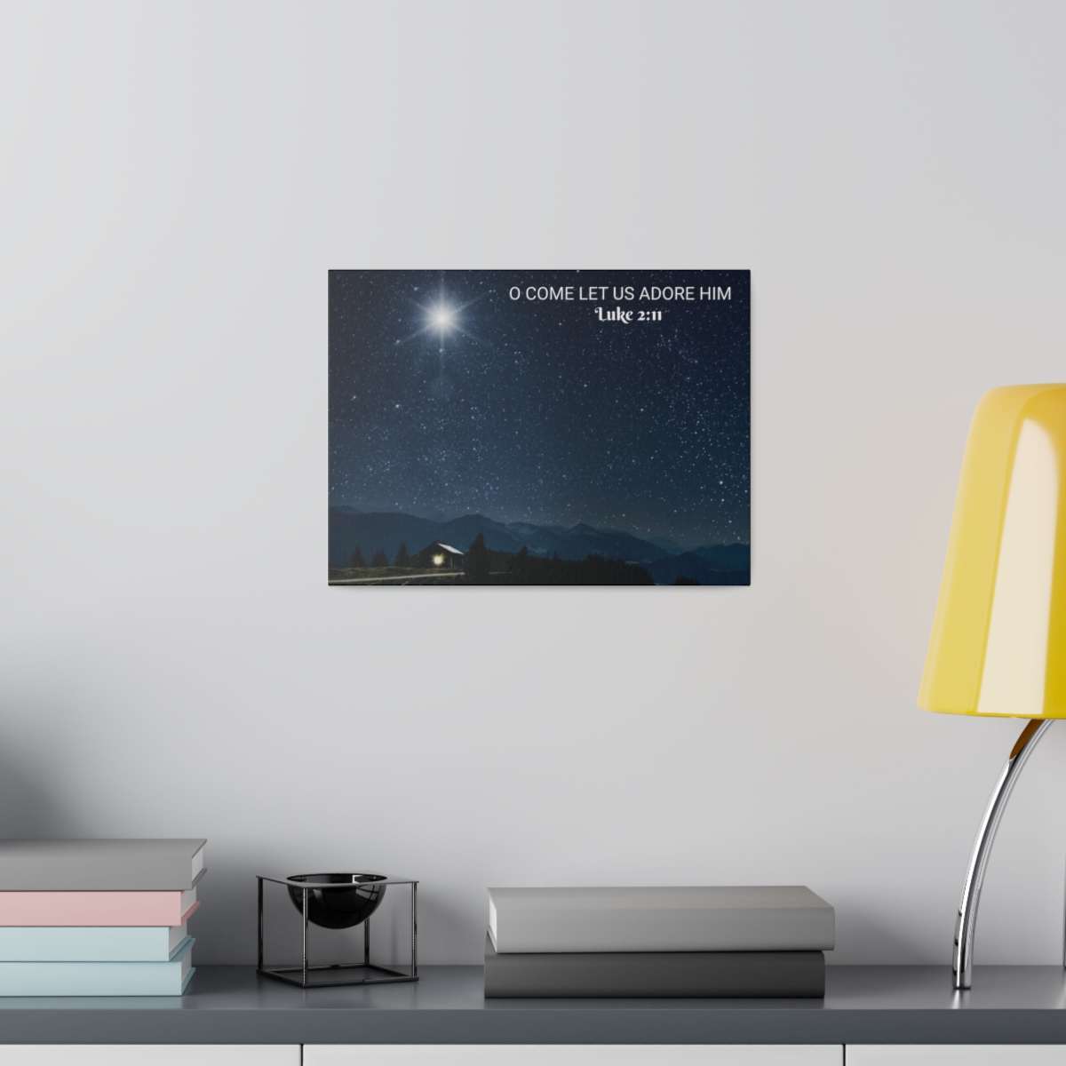 Luke 2:11 Matte Canvas - Image 8