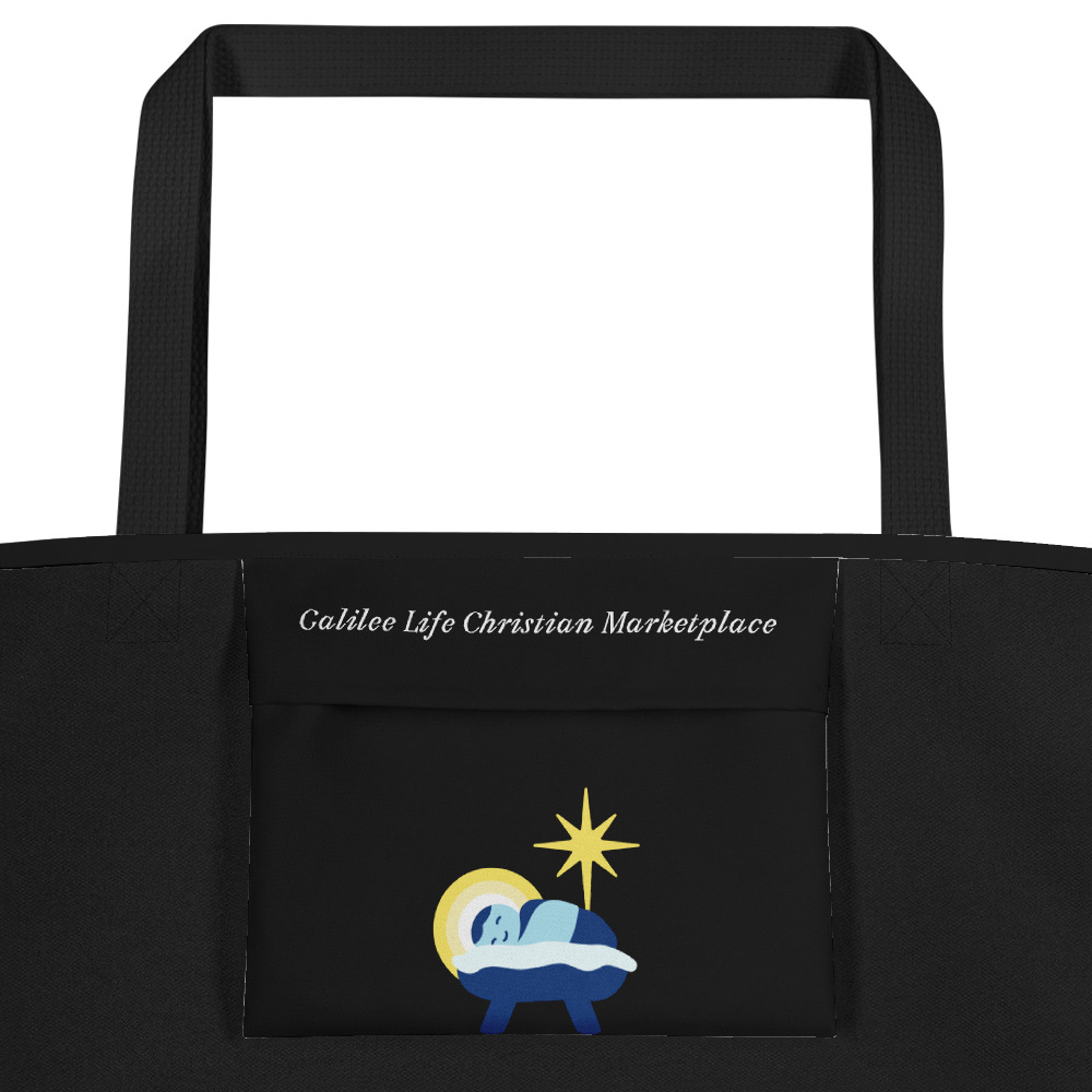 Jesus is the Reason for the Season Large Tote Bag - Image 6