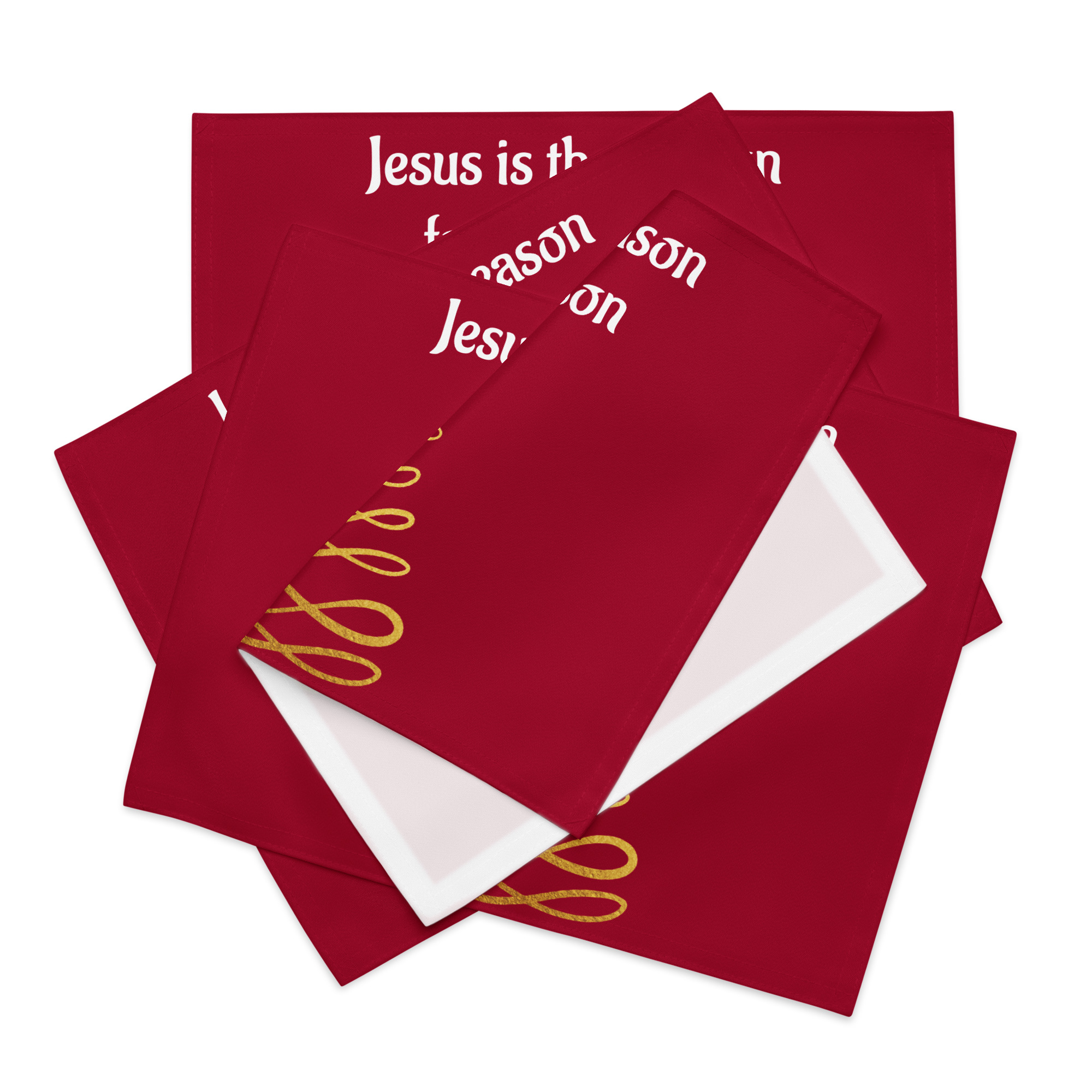 Jesus Is The Reason For The Season Table Placemat Set Of 4 - Image 7