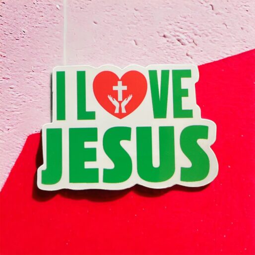 I love Jesus Stickers