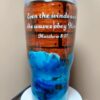 Handmade 20 oz Insulated Stainless Steel Tumbler - Wind and Waves Obey