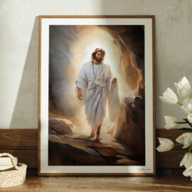 He is Risen | Christian Fine Art Print | Easter Home Decor