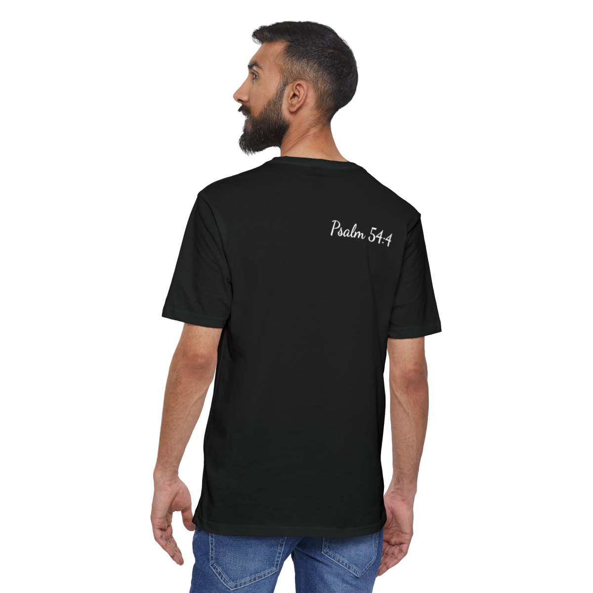 The Lord Is My Helper Eco-Friendly Unisex Tee - Image 16