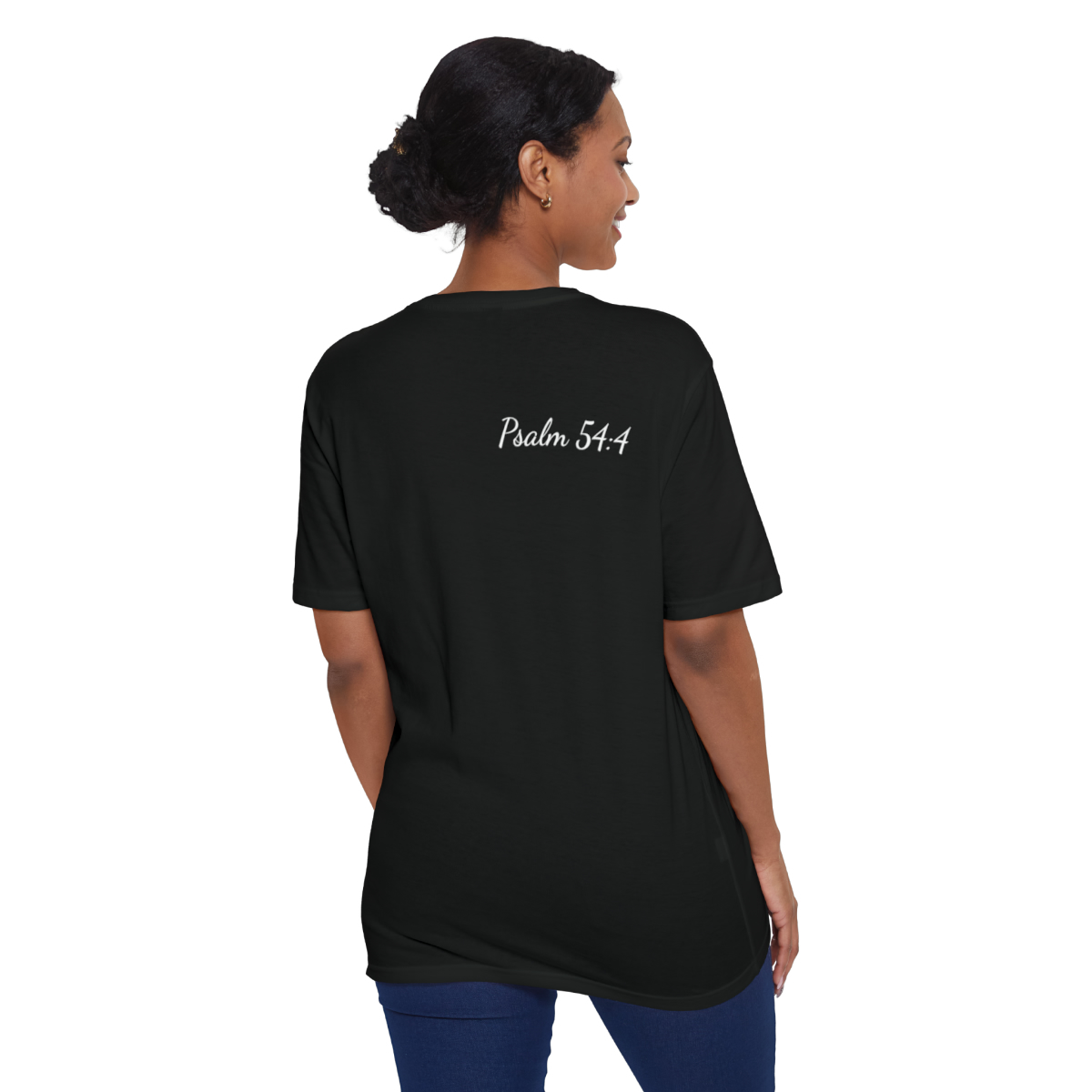 The Lord Is My Helper Eco-Friendly Unisex Tee - Image 18