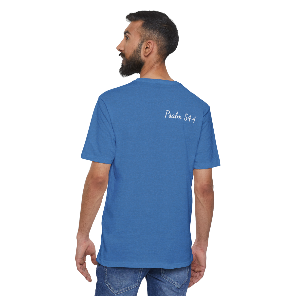 The Lord Is My Helper Eco-Friendly Unisex Tee - Image 22