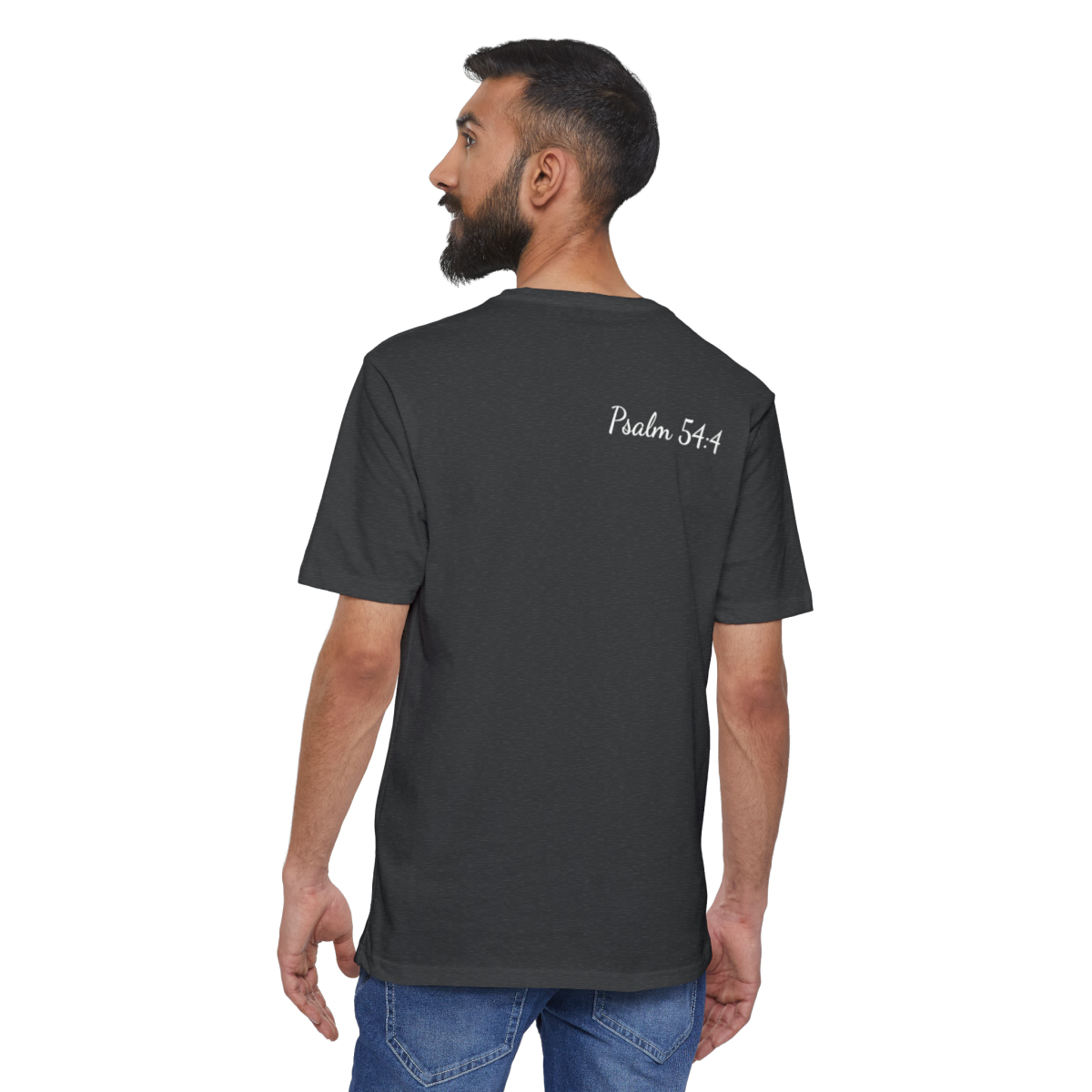 The Lord Is My Helper Eco-Friendly Unisex Tee - Image 34