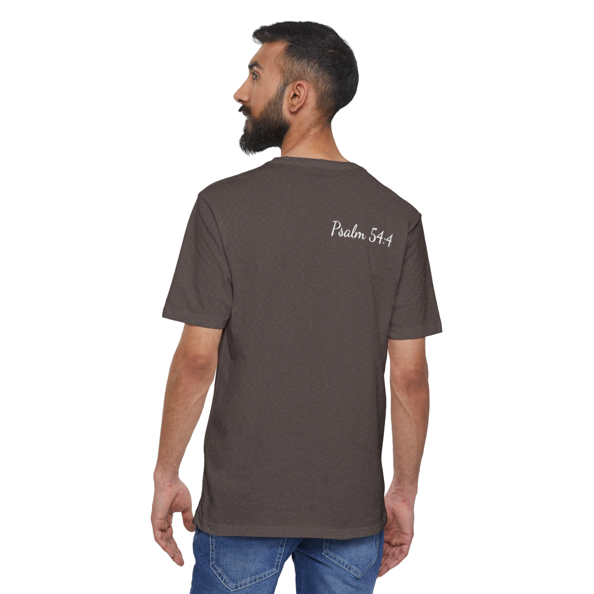 The Lord Is My Helper Eco-Friendly Unisex Tee - Image 10