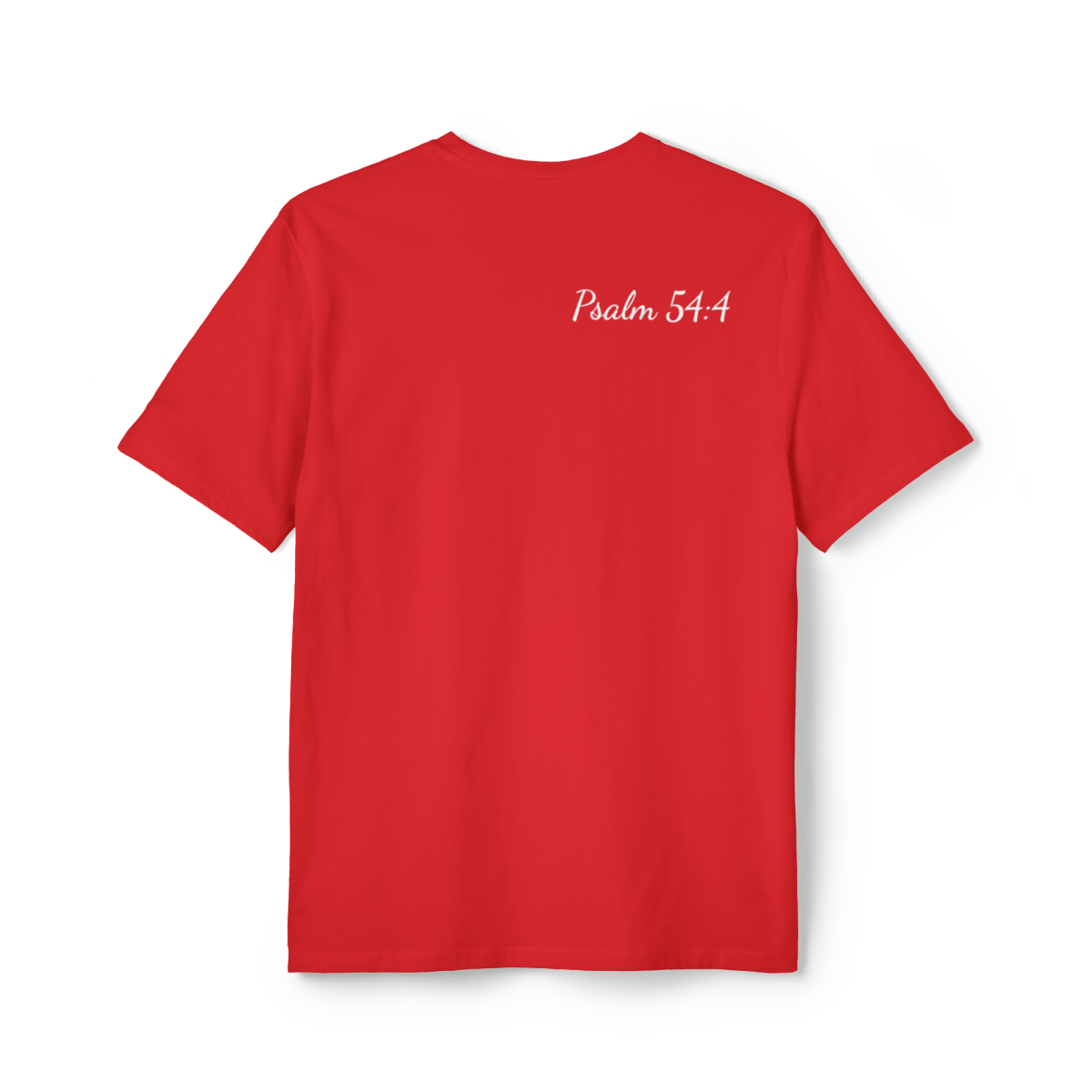 The Lord Is My Helper Eco-Friendly Unisex Tee - Image 38