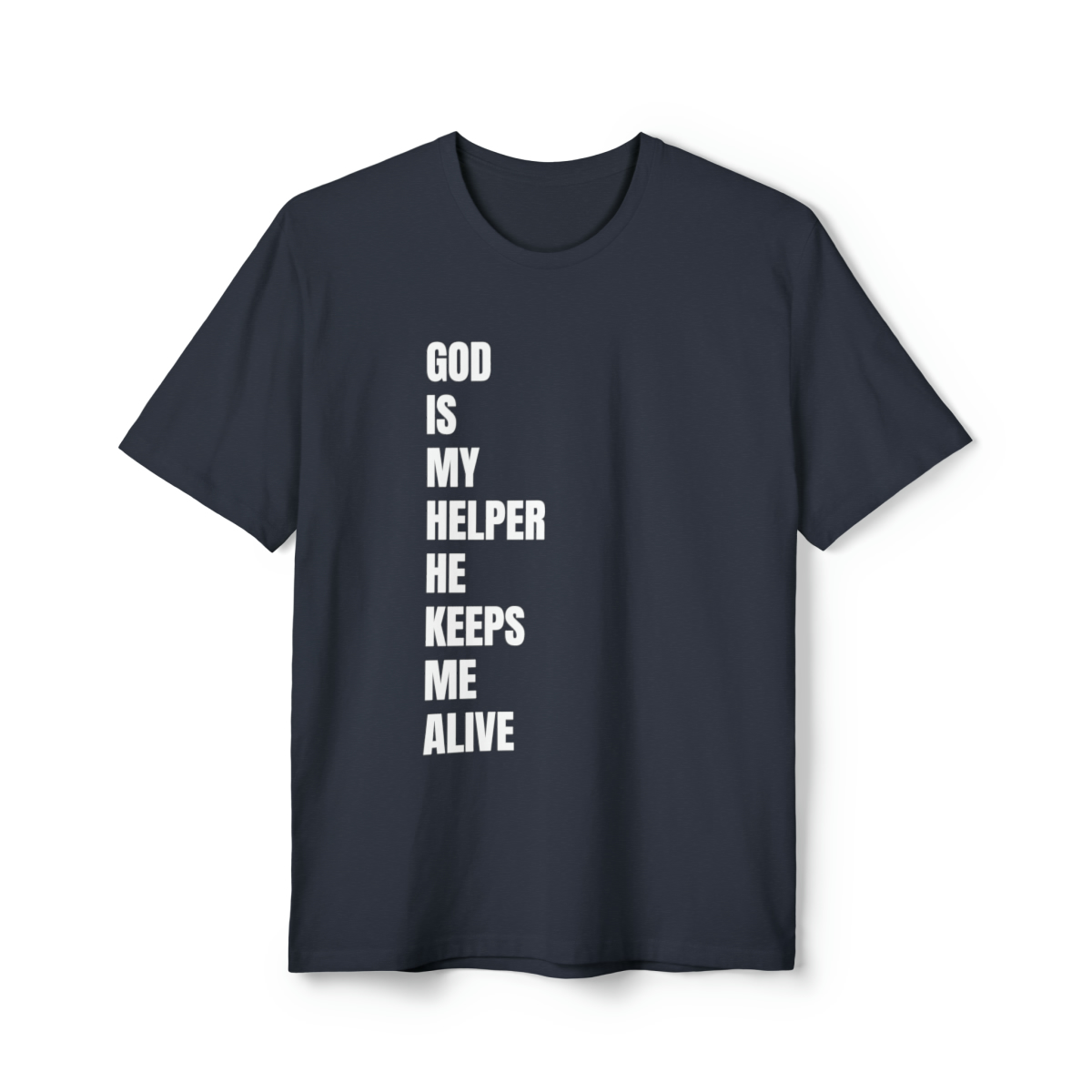 The Lord Is My Helper Eco-Friendly Unisex Tee