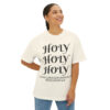Holy Holy Holy Unisex Oversized Boxy Tee