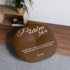 Psalm 34:4 Tufted Round Floor Pillow