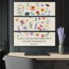 Matthew 6:28 Acrylic Flower Print