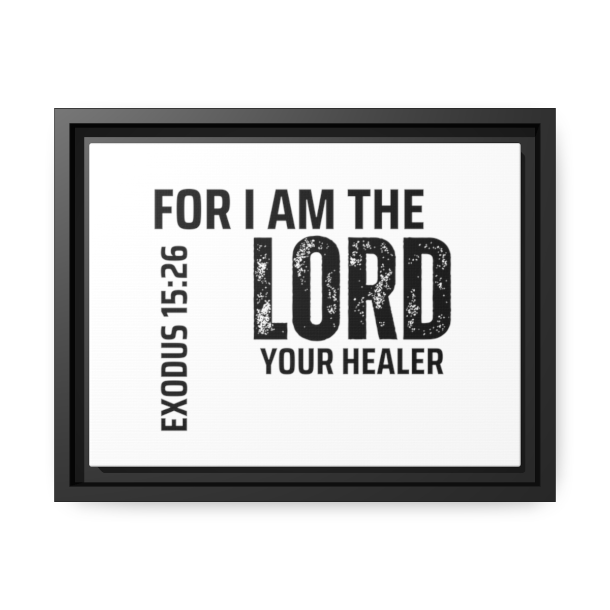 Isaiah 53:5 Matte Canvas - Image 6