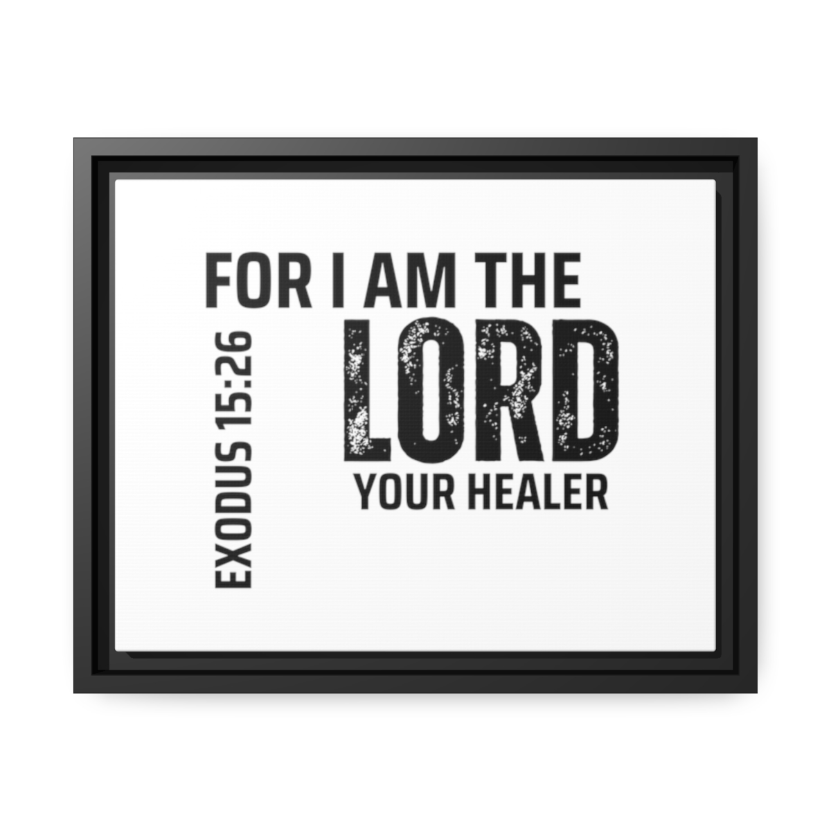 Isaiah 53:5 Matte Canvas - Image 11
