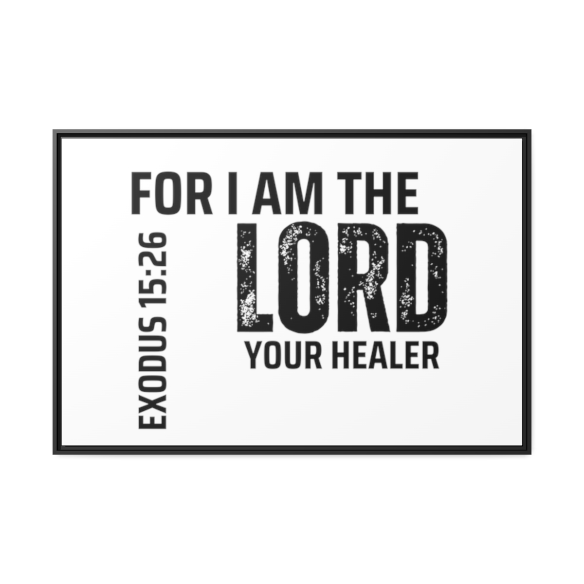 Isaiah 53:5 Matte Canvas - Image 2