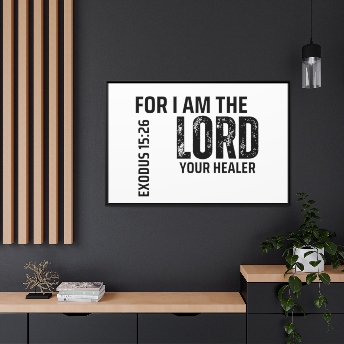 Isaiah 53:5 Matte Canvas - Image 5