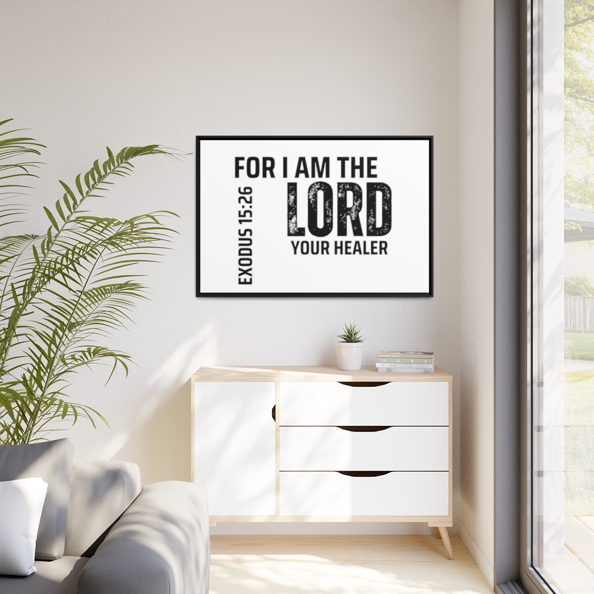Isaiah 53:5 Matte Canvas