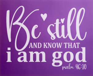“I am God” Silkscreen Stencil