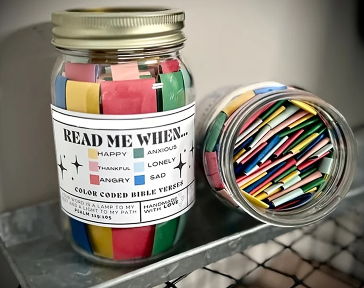 Bible Verses Jar for Emotions and Feelings