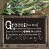 "Grace Definition" Silkscreen Stencil