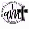 "I Am" Silkscreen Stencil
