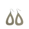 Neutral Open Teardrop Earrings