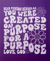 “Created on Purpose” Silkscreen Stencil